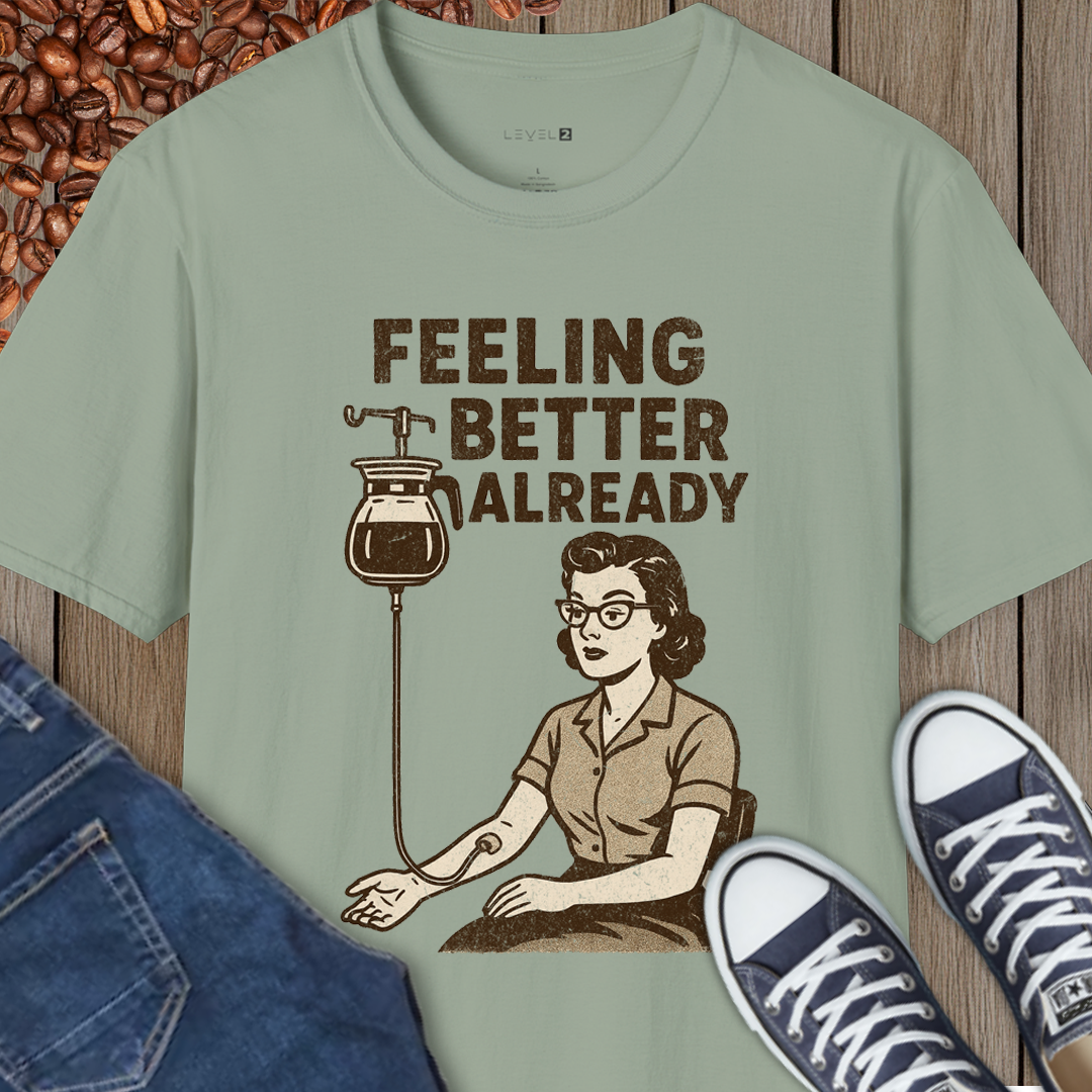 Feeling Better Already I.V. Coffee Pot - #059