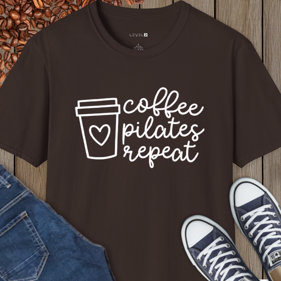 Coffee Pilates Repeat, Classic Fit - #075
