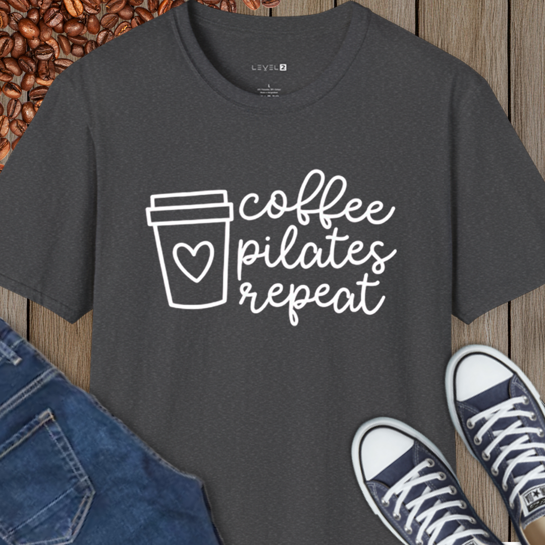 Coffee Pilates Repeat, Classic Fit - #075