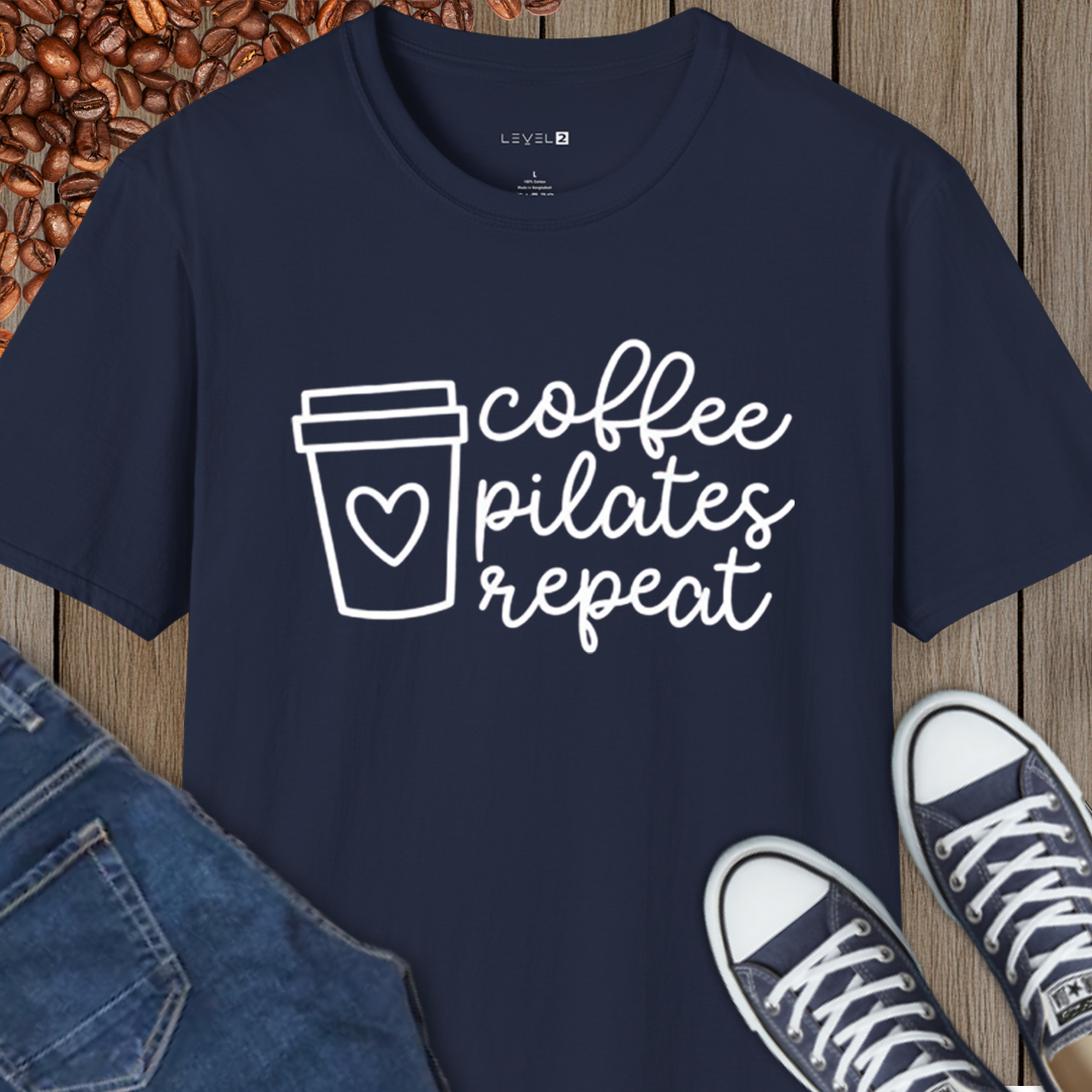 Coffee Pilates Repeat, Classic Fit - #075