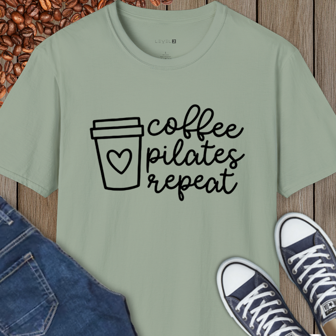 Coffee Pilates Repeat, Classic Fit - #075