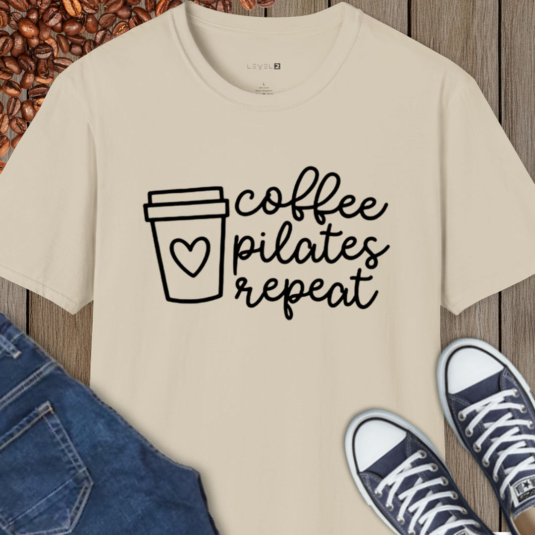 Coffee Pilates Repeat, Classic Fit - #075