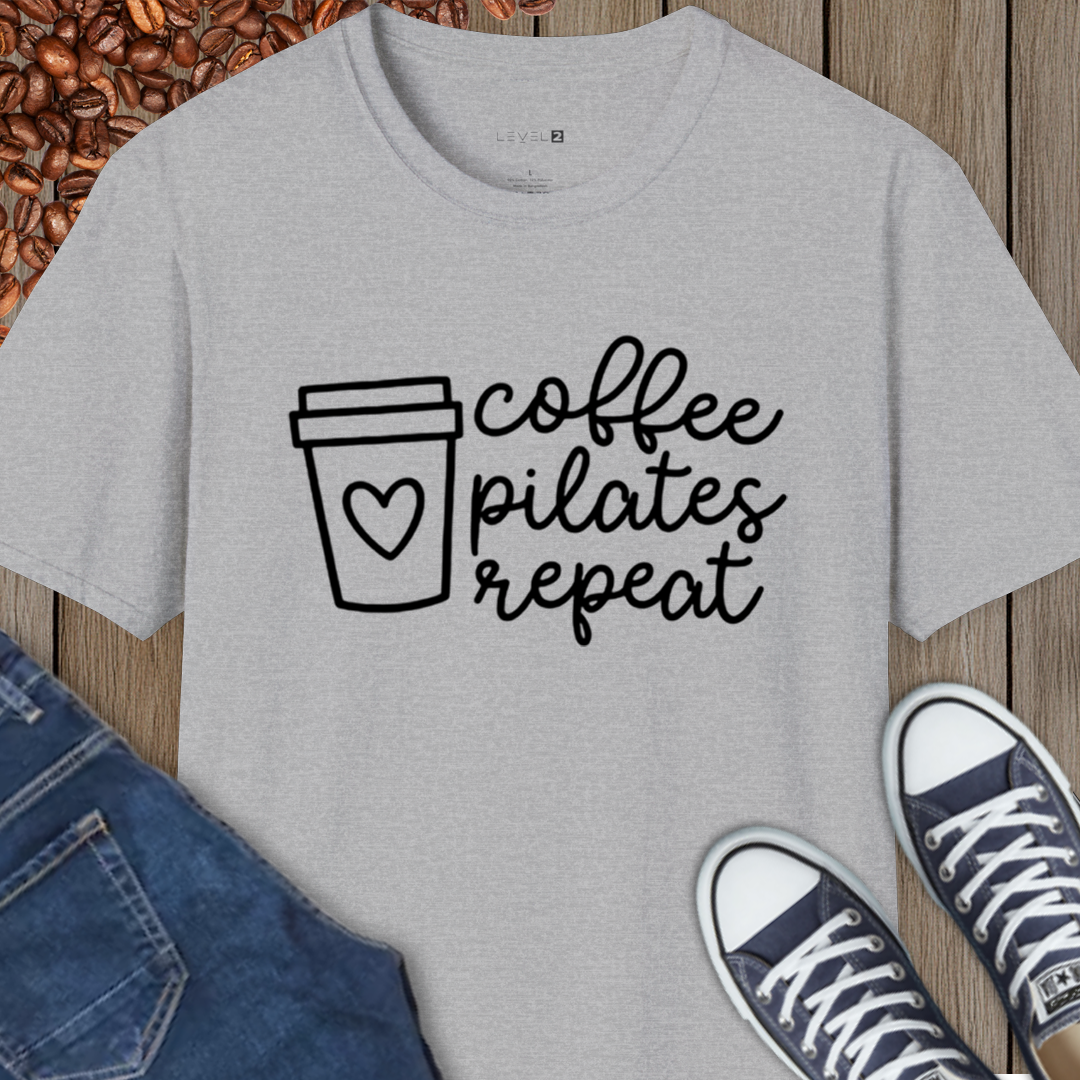 Coffee Pilates Repeat, Classic Fit - #075