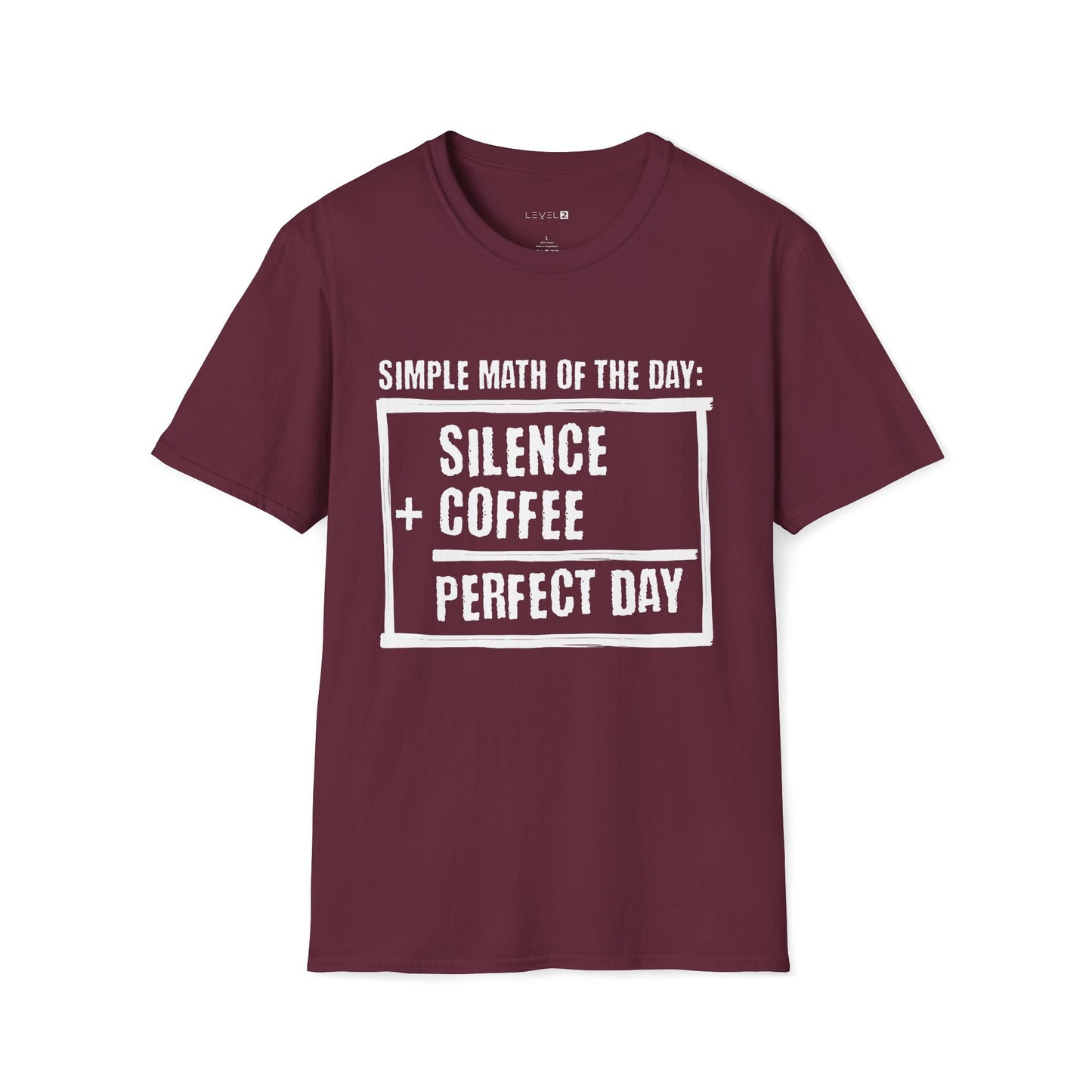 Simple Math of the Day, Silence + Coffee = Perfect Day - #087