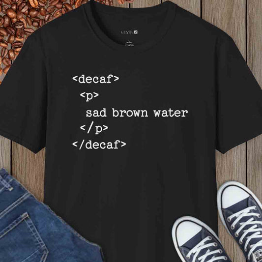 Decaf Sad Brown Water Tag HTML - #201